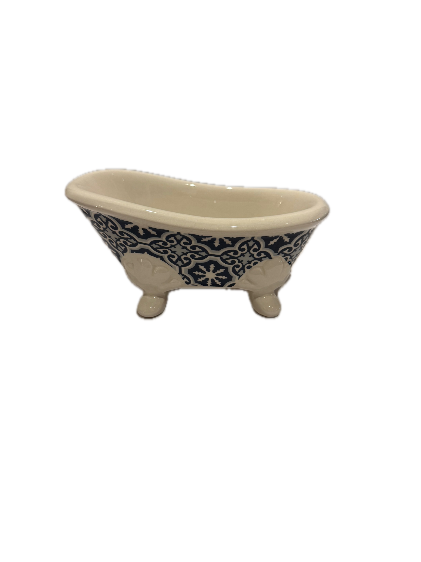 Baignoire Mosaique bleu marine