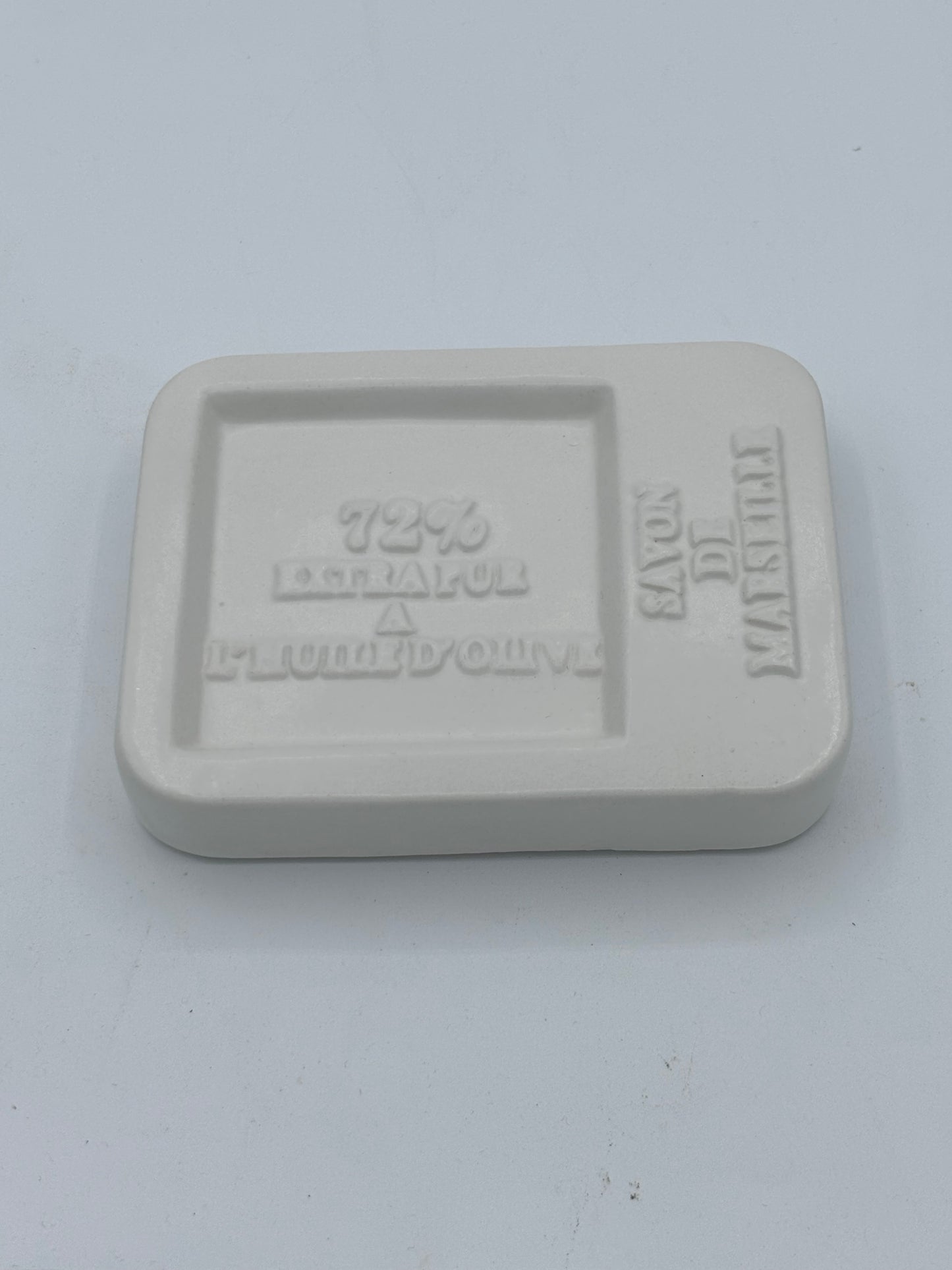 Porte savon de Marseille blanc