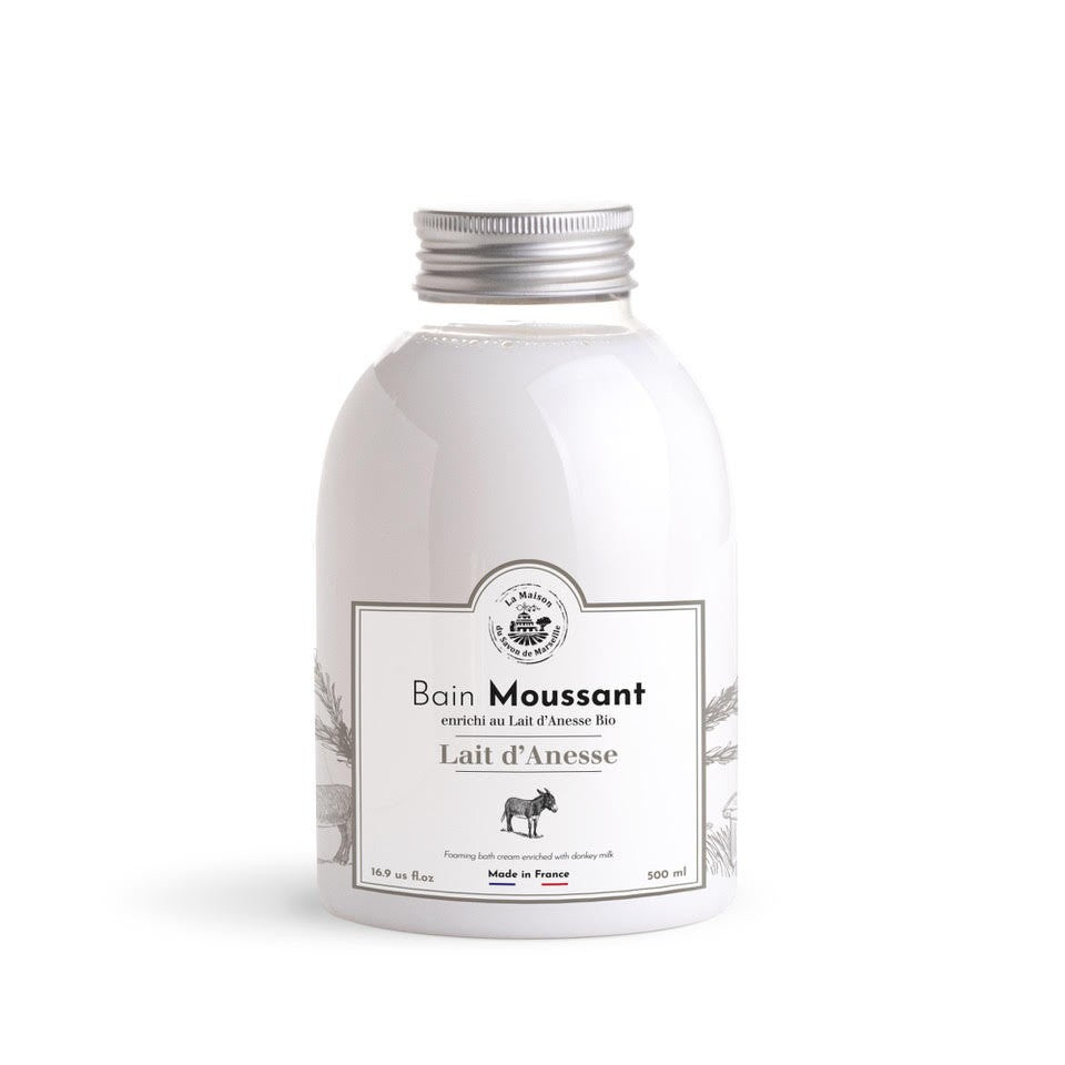 Bain moussant au lait d’ânesse 500ml