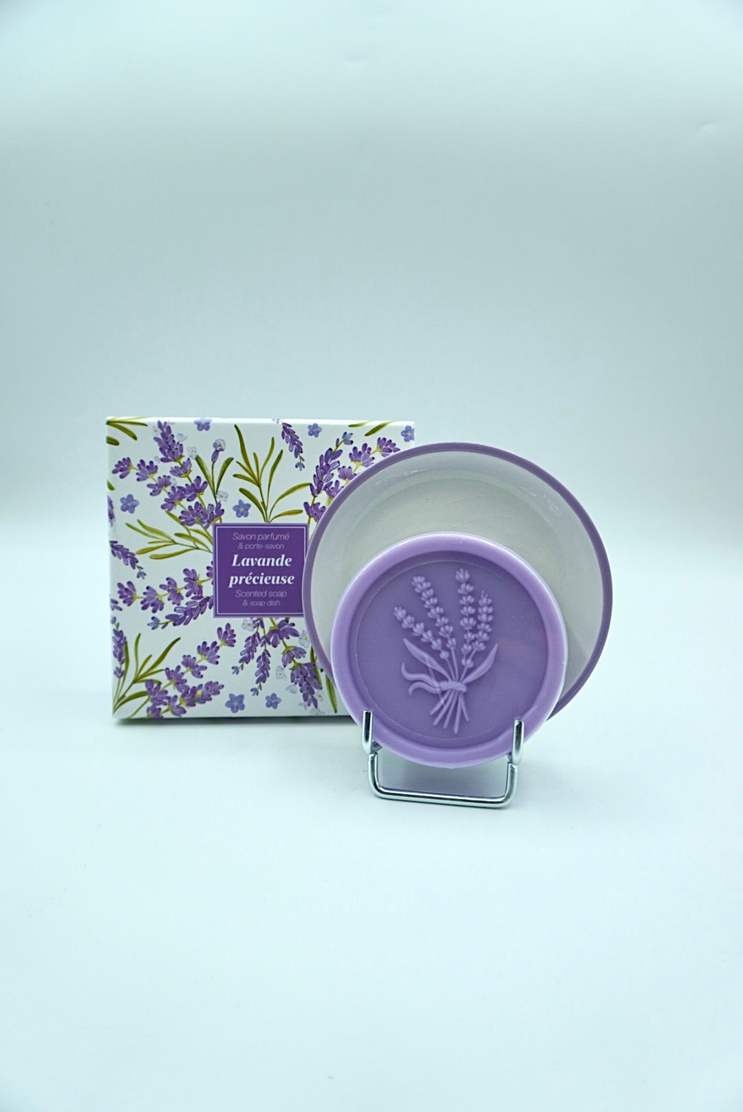 Coffret support + savon - Lavande