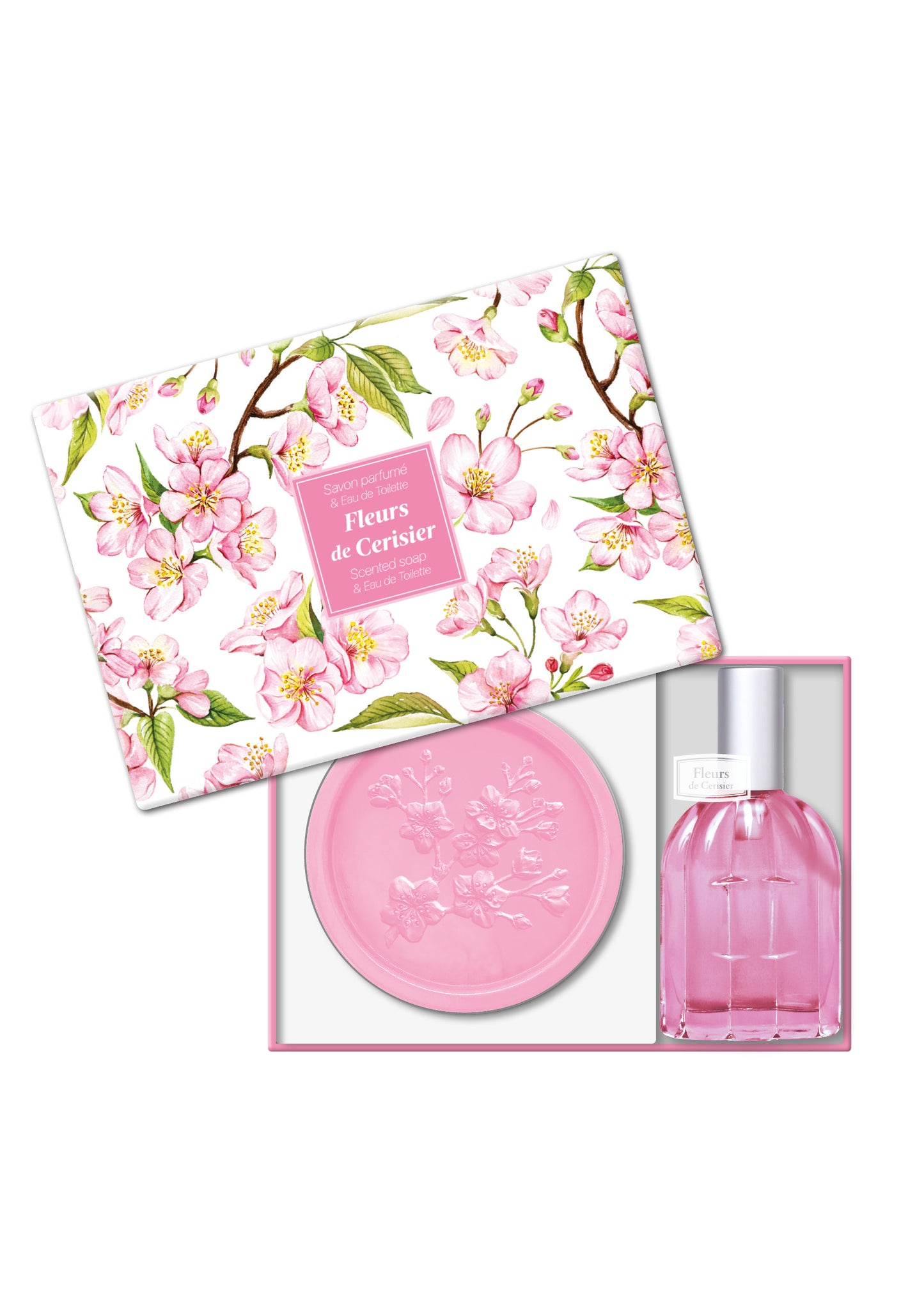 Coffret savon + Eau de toilette - Fleur de Cerisier