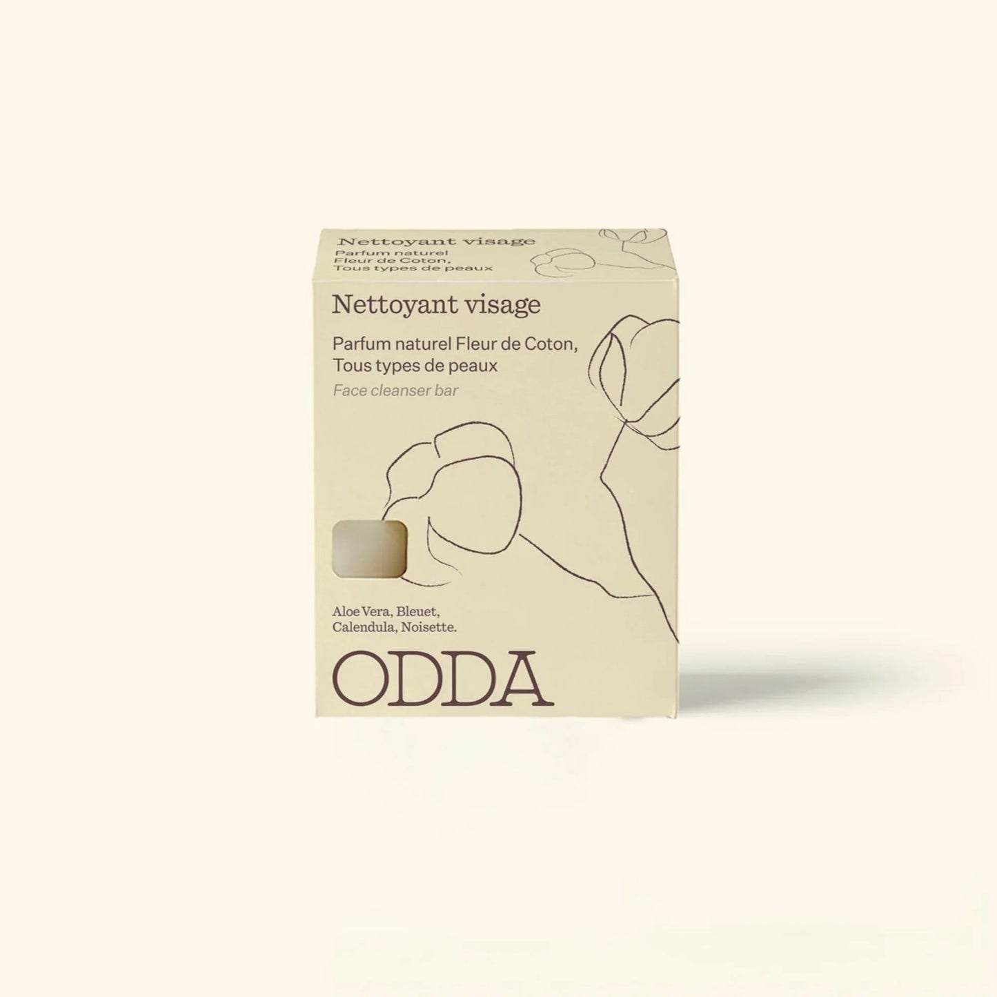 Nettoyant Visage Parfumé Fleur de coton ou Aloe Vera ou Lait d'Amande