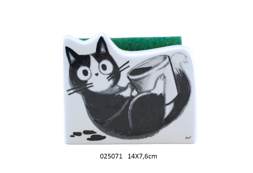 Porte Eponge - Mia forme de chat