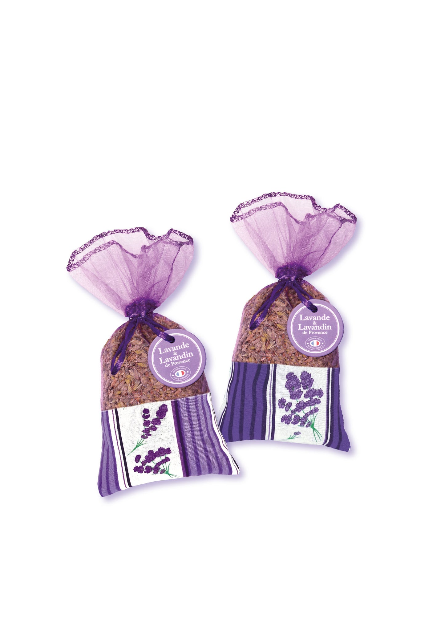 Sachet en organza de Lavande - modèle C