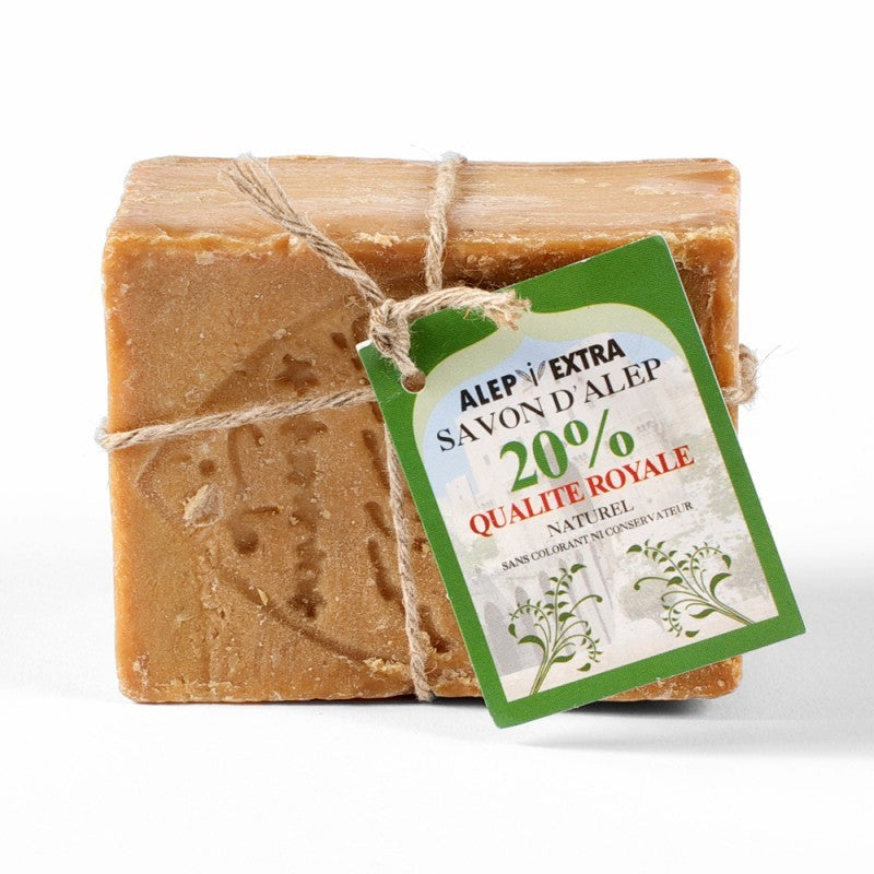 Savon d'Alep enrichi 20% - 200g