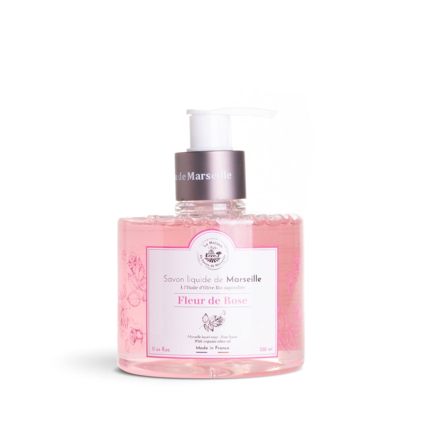 Savon liquide - Fleur de Rose - 330ml