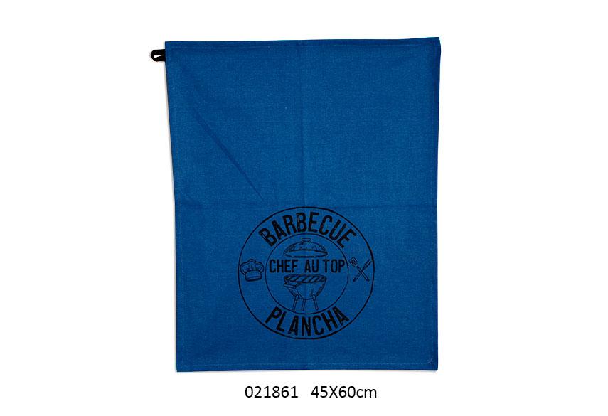 Torchon bleu cook 45 x 60 cm
