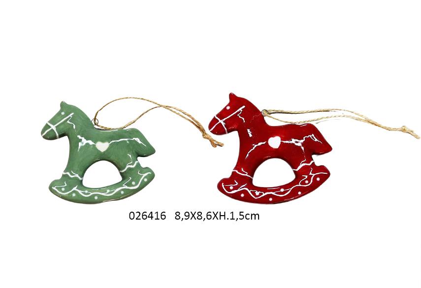 PAMPILLE CHEVAL A BASCULE NOEL