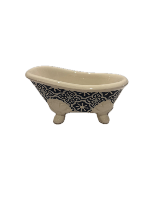 Baignoire Mosaique bleu marine