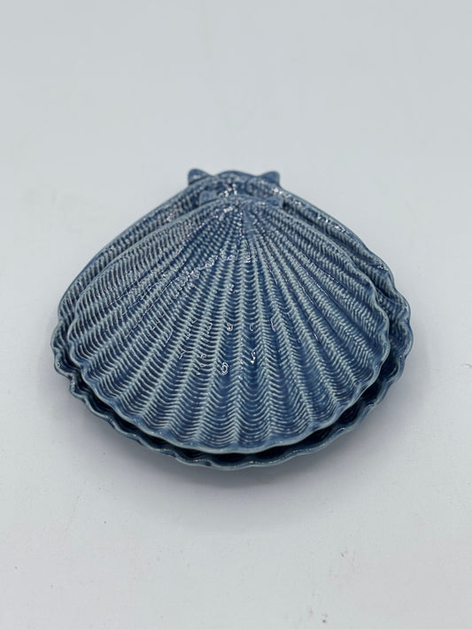 Lot de 2 vides poches - Coquillage bleu