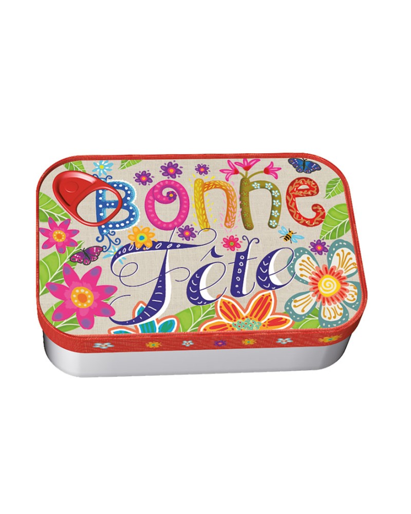 Boite en métal pour savonnettes