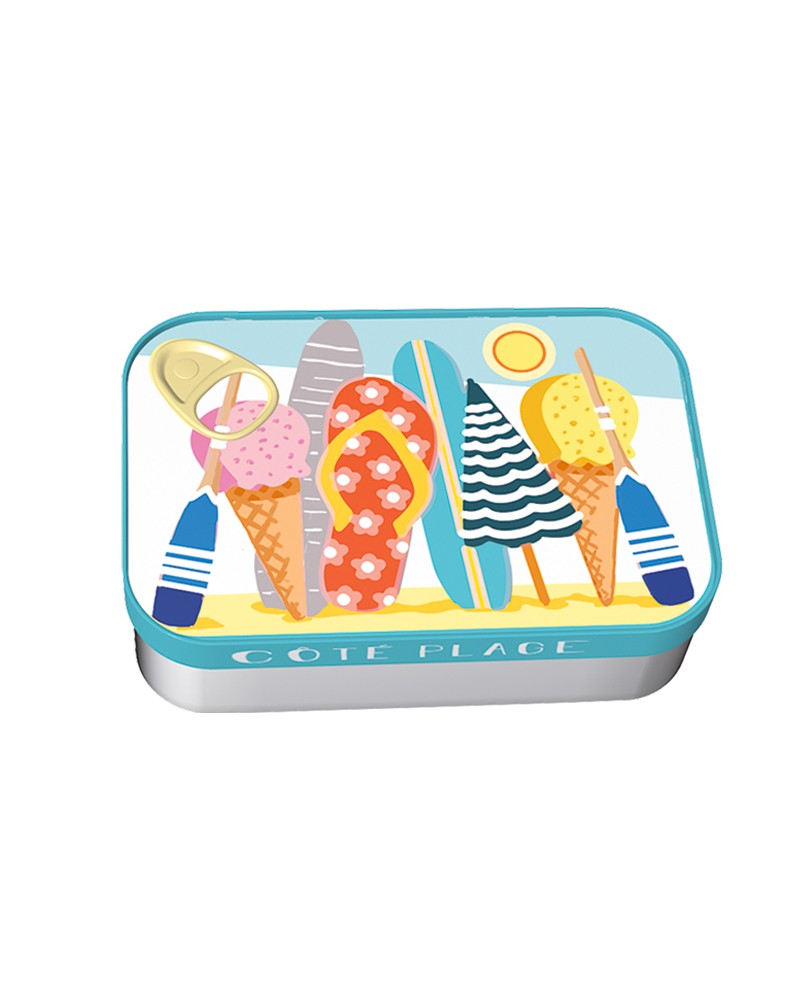 Boite en métal pour savonnettes