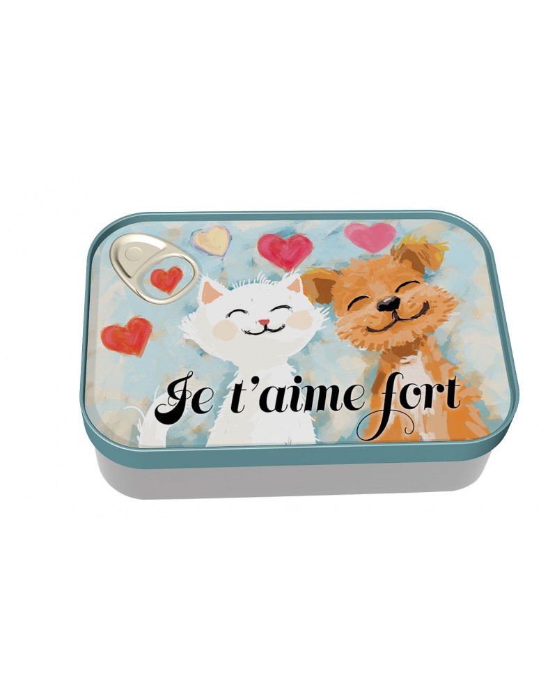 Boite en métal pour savonnettes