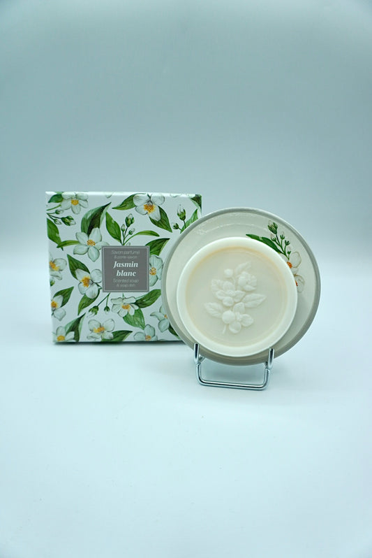 Coffret support + savon - Jasmin