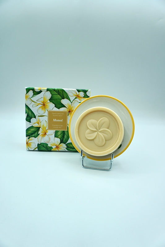 Coffret support + savon - Monoï