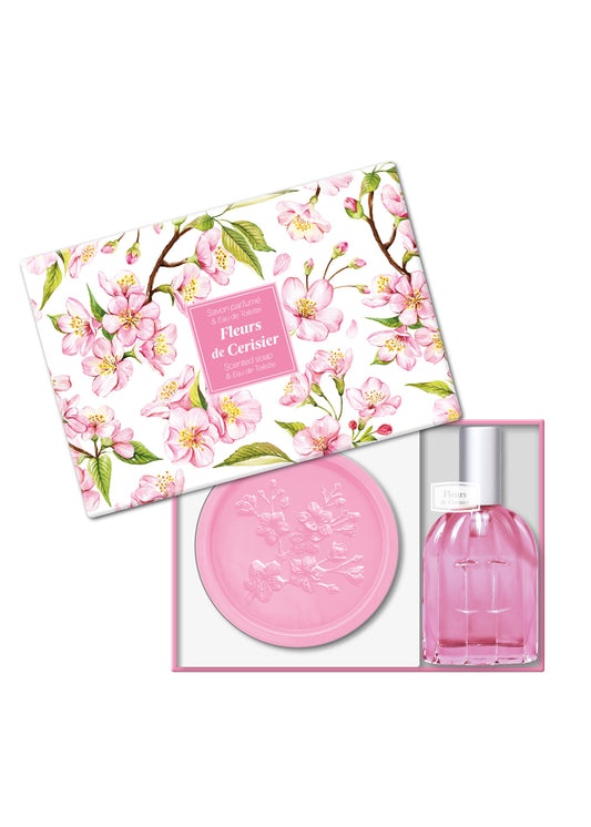 Coffret savon + Eau de toilette - Fleur de Cerisier