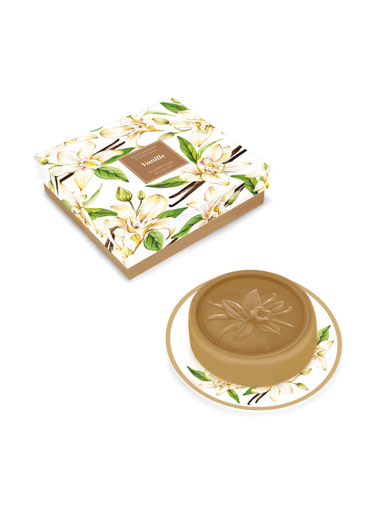 Coffret support + savon - Vanille