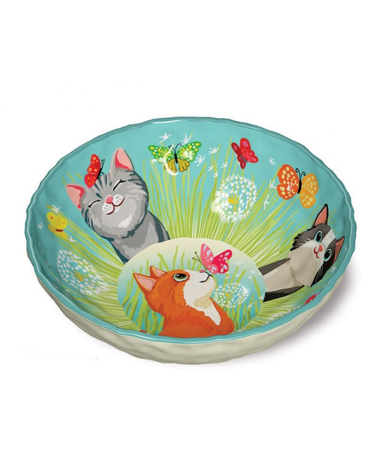 Coupelle melamine chat papillons