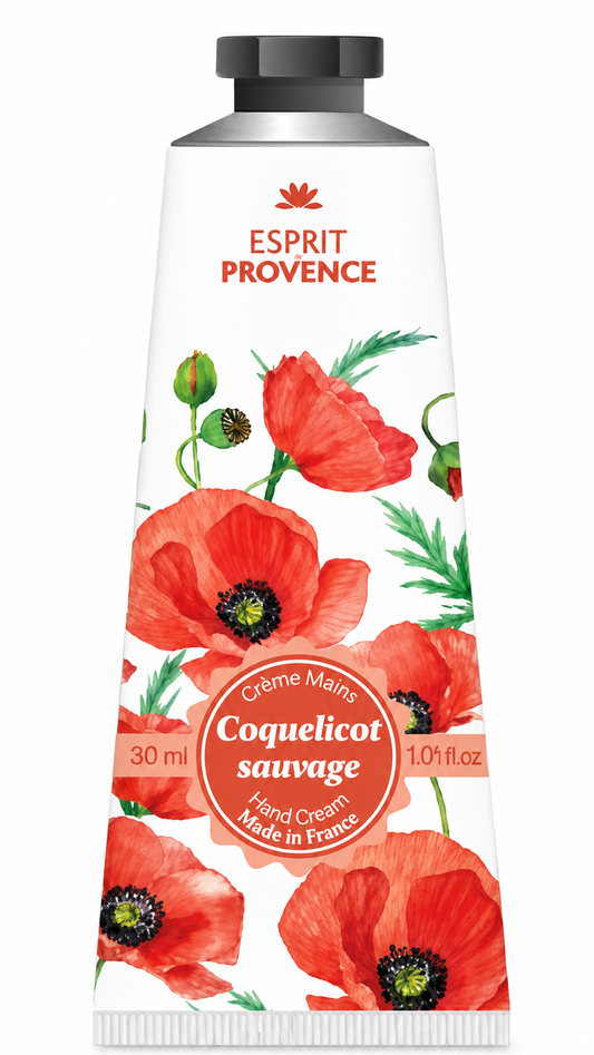 Creme mains 30ml -  coquelicot