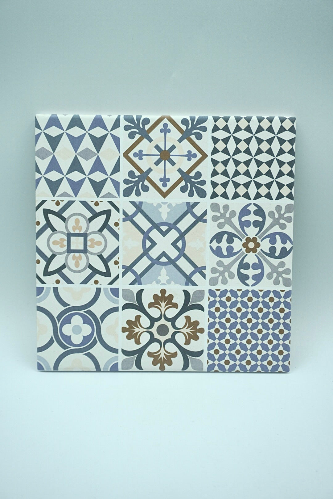 Dessous de Plat Carreaux Gris et bleus