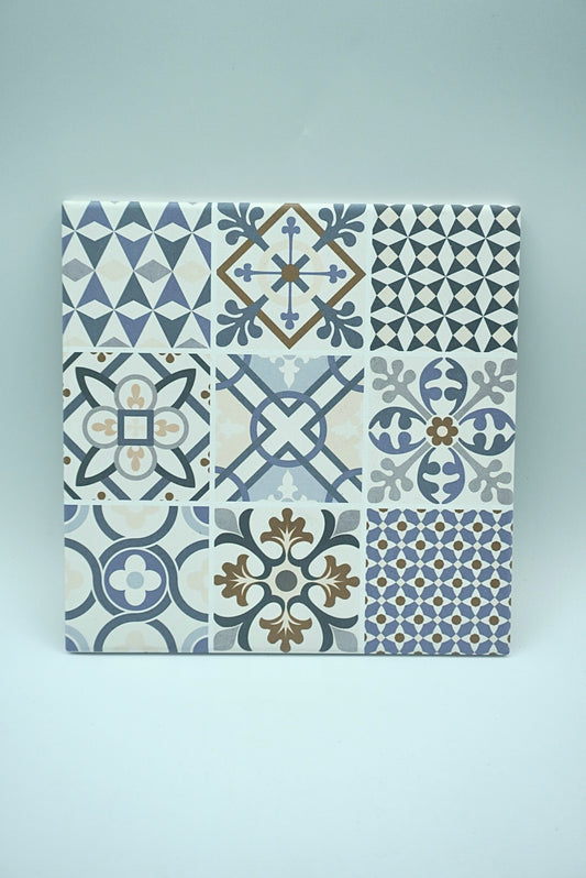 Dessous de Plat Carreaux Gris et bleus