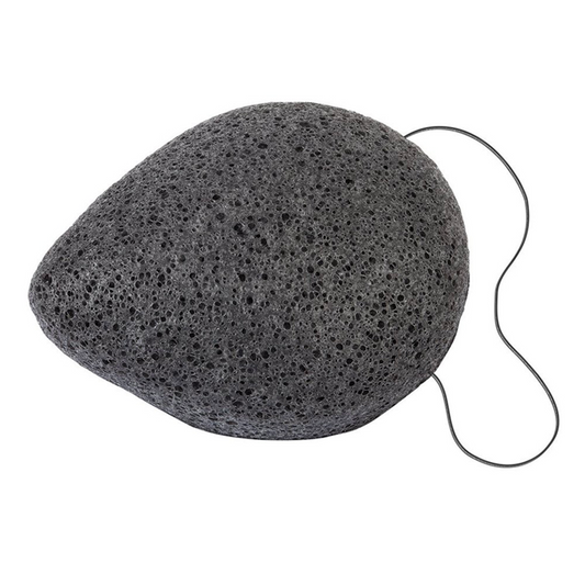 Eponge Konjac visage - Charbon Actif