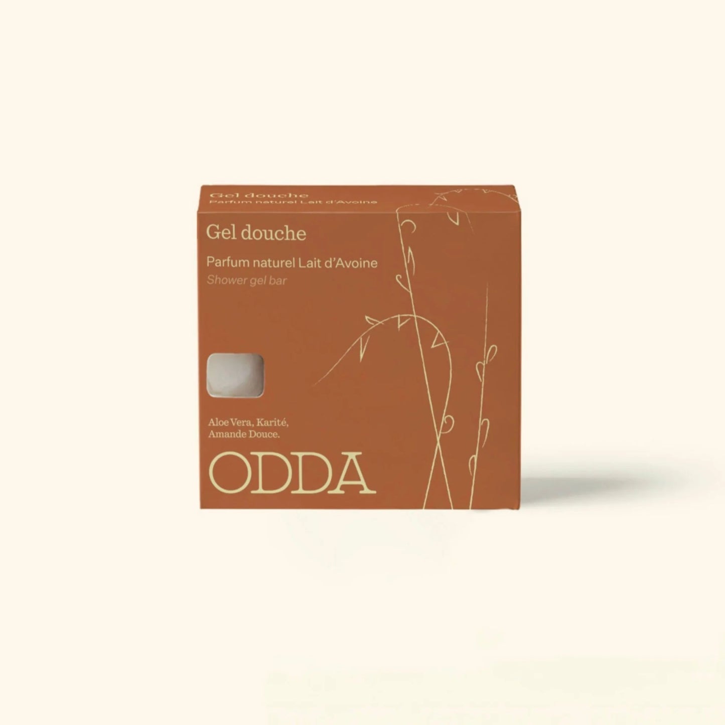 Gel Douche Solide Parfumé Monoï Lait d'Avoine ou Verveine