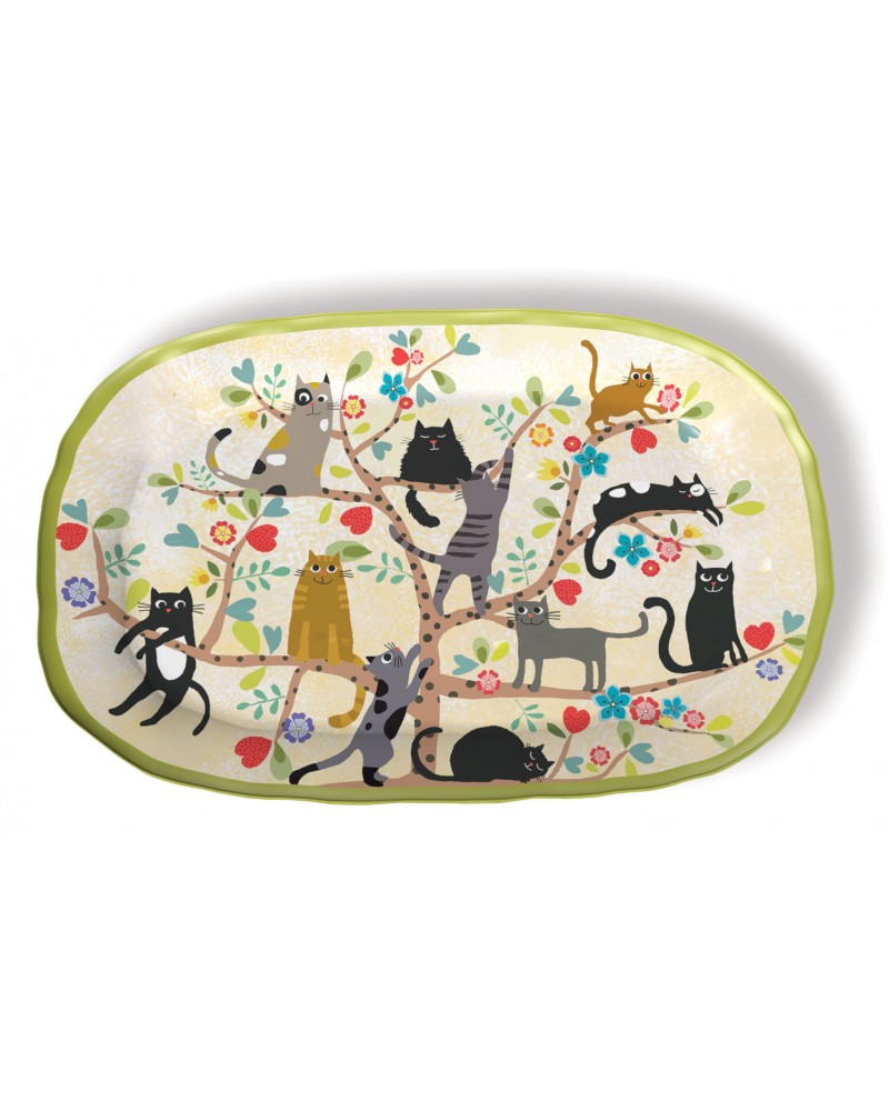 Grand Plat Ovale - L'ARBRE À CHATS