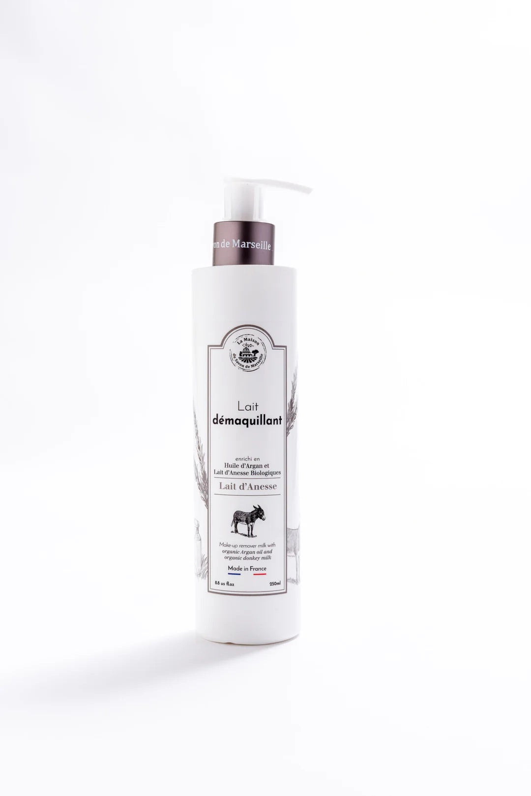 Lait démaquillant au lait d’ânesse