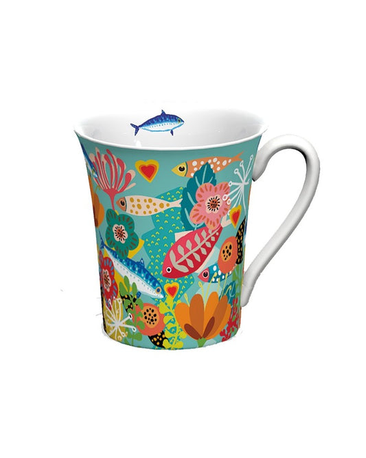 Mug Poissons Fleurs