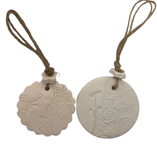 Grand pendentif à parfumer - ROND