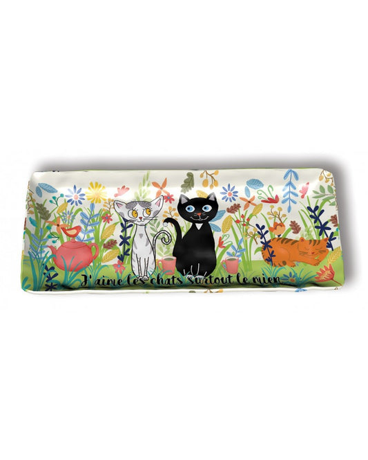Petit plat rectangle J’aime les Chats