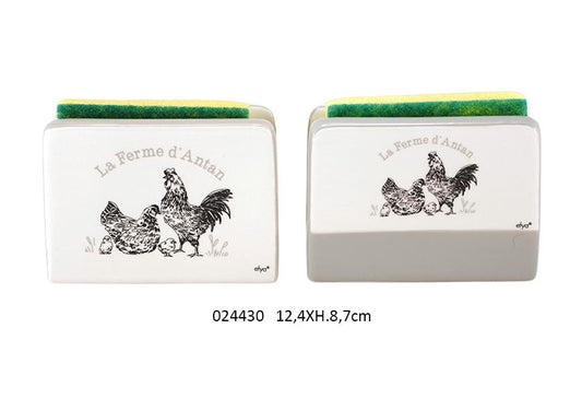 Porte Eponge - Poule Antan