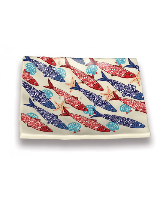 Porte savon banc de sardines