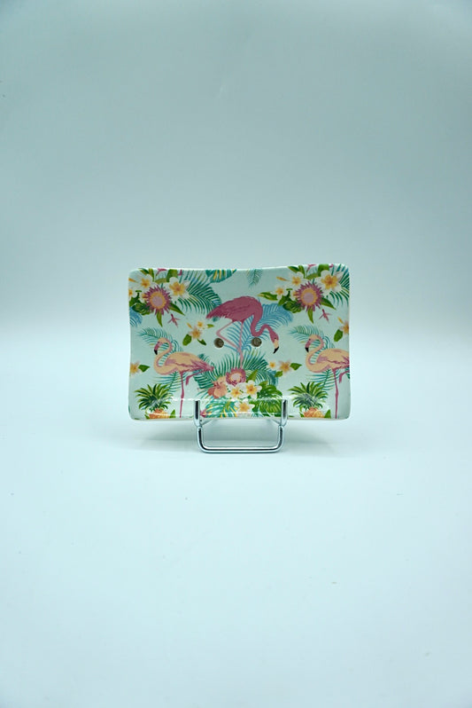 Porte savon flamant