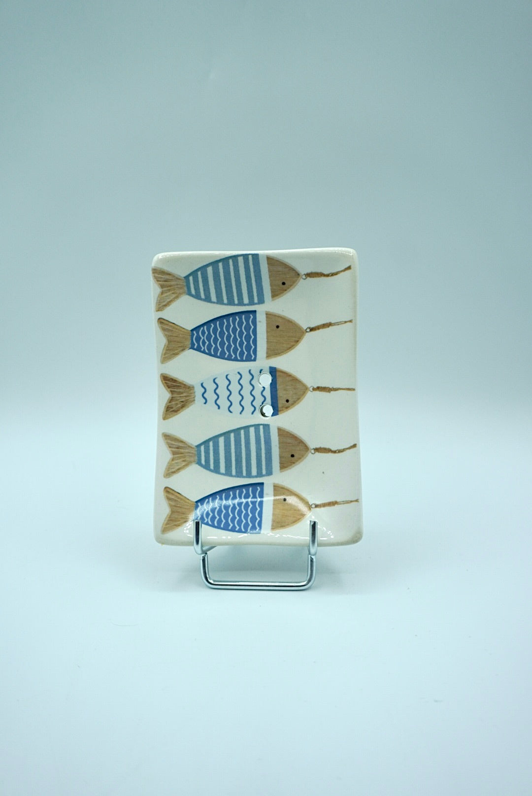 Porte savon poisson bleus