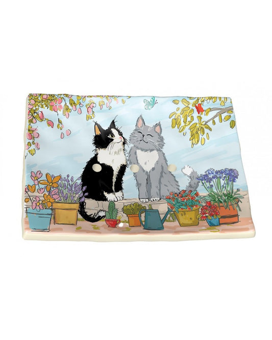 Porte savon le jardin des chats