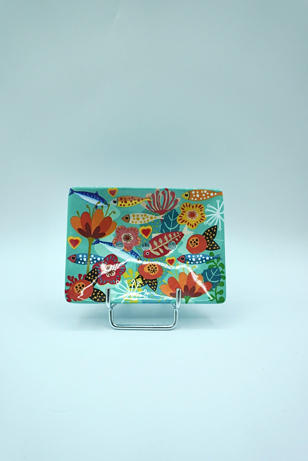 Porte savon - Poissons Fleurs