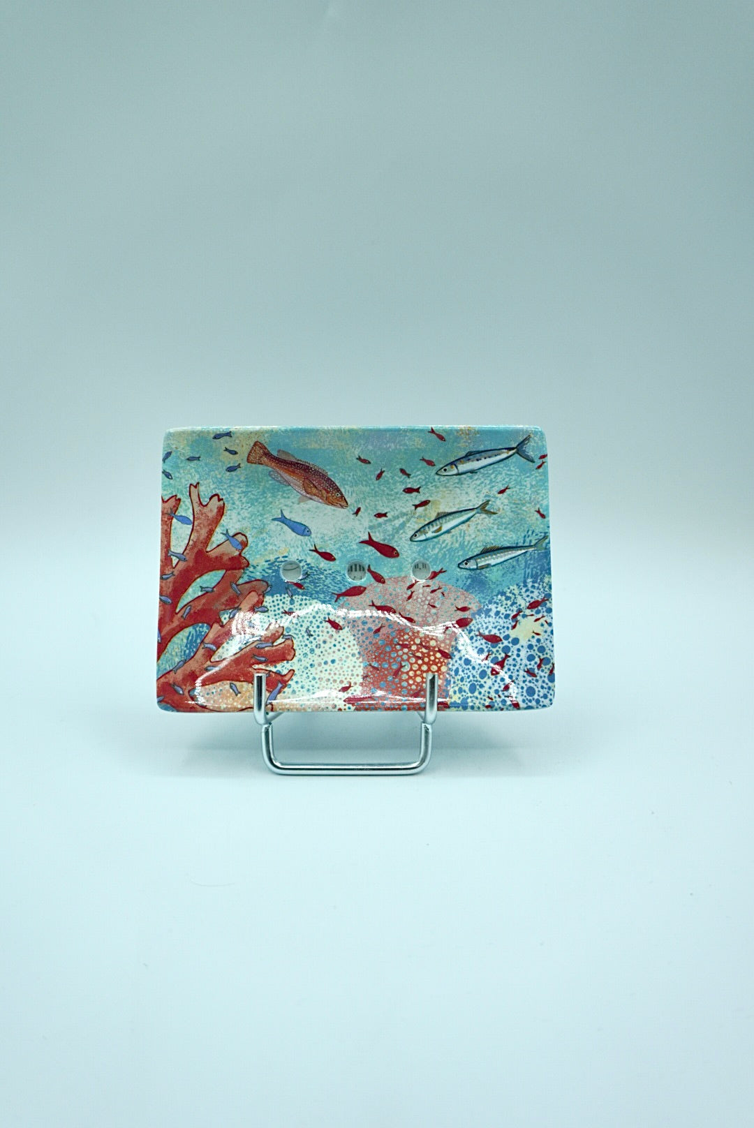 Porte savon - Poissons et oursins