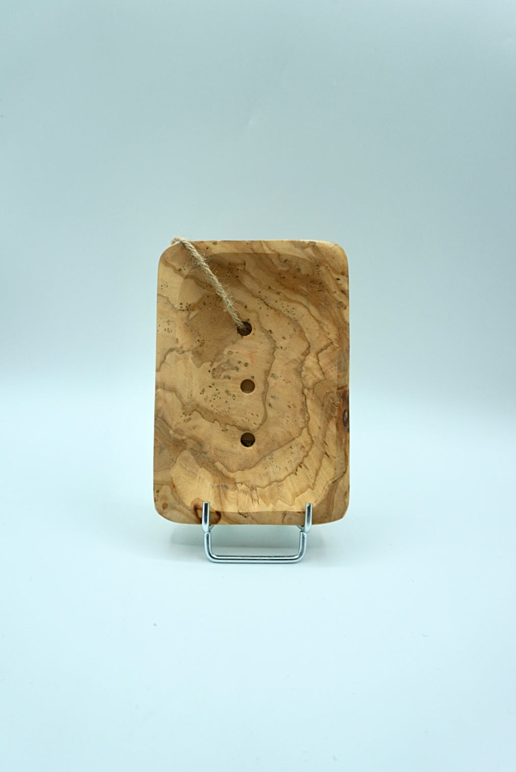 Porte savon rectangle en Olivier