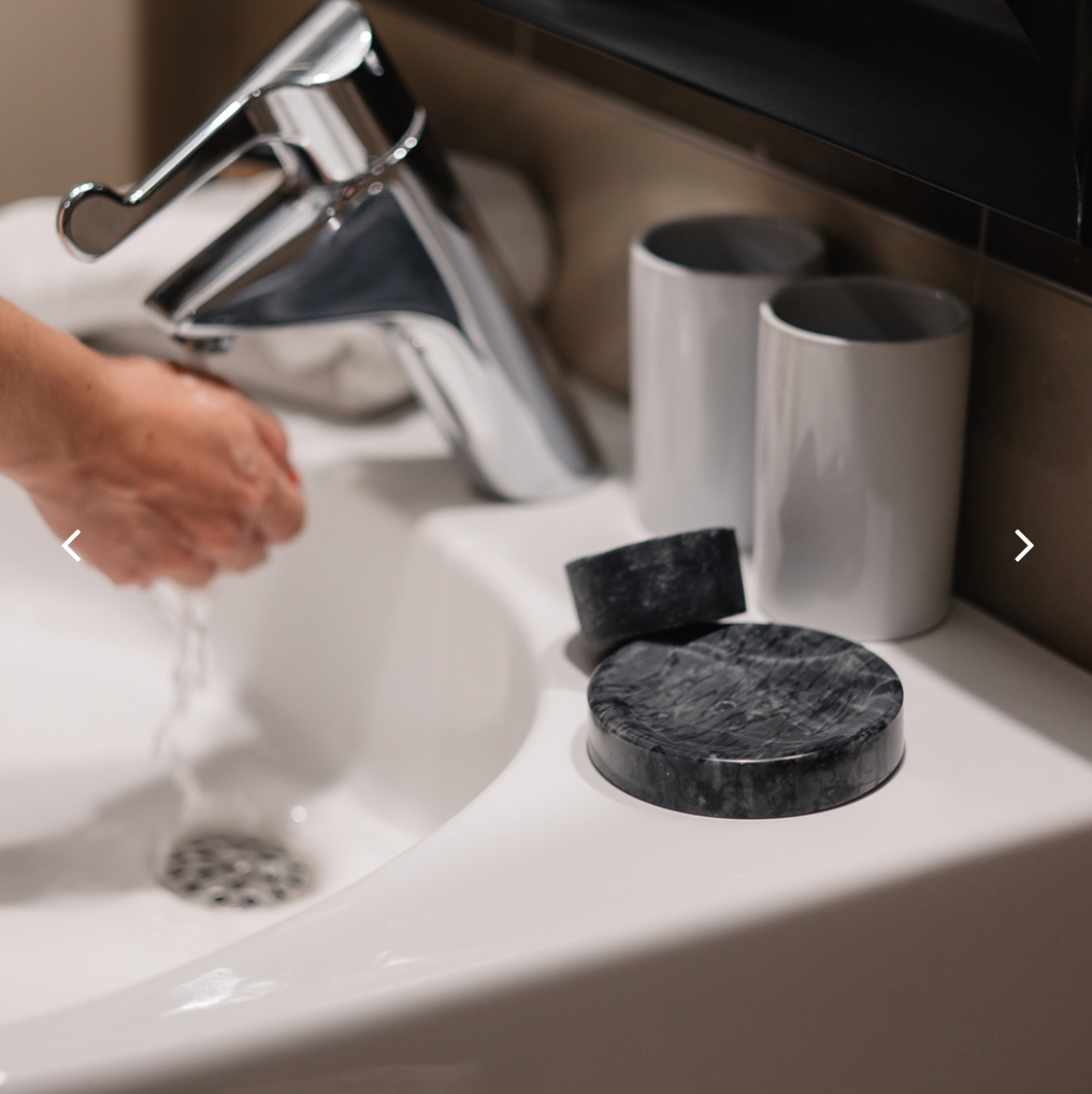 Porte savon en Marbre - Gris foncé