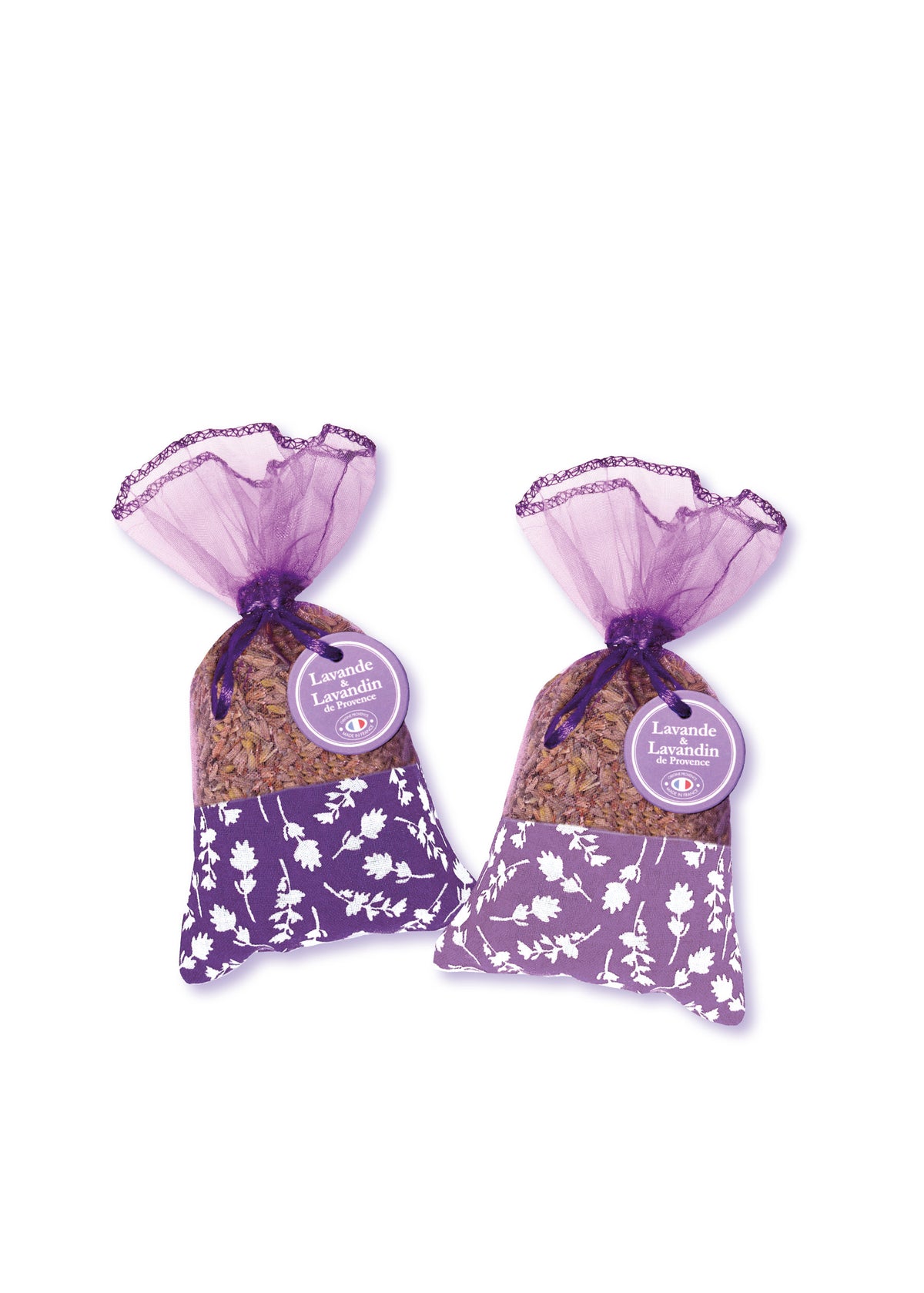 Sachet en organza de Lavande - Modèle D