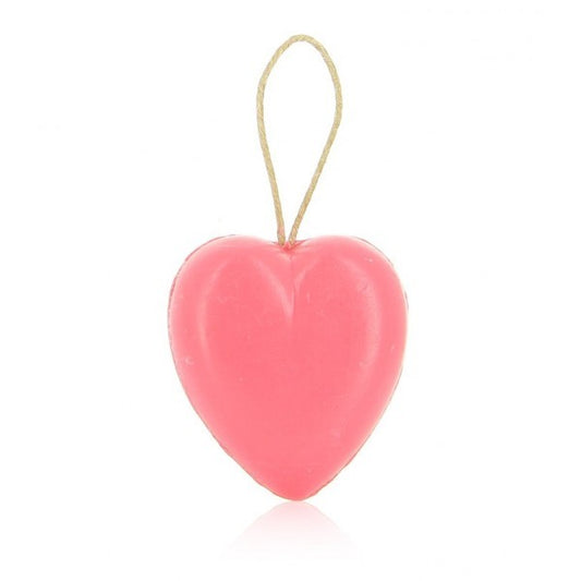 Savon coeur sur corde 90g - Parfum Je t'aime