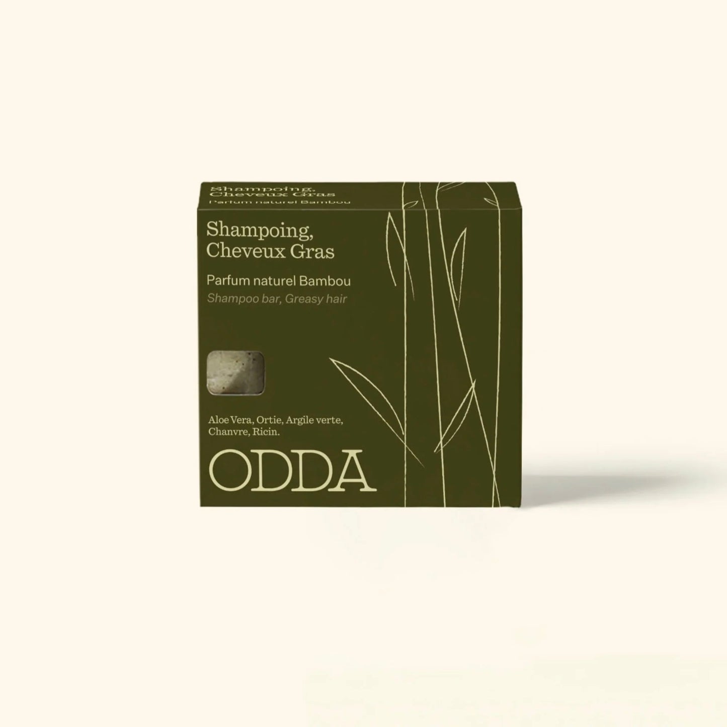 Shampoing Solide Cheveux Gras Parfumé Bambou ou Thé Vert