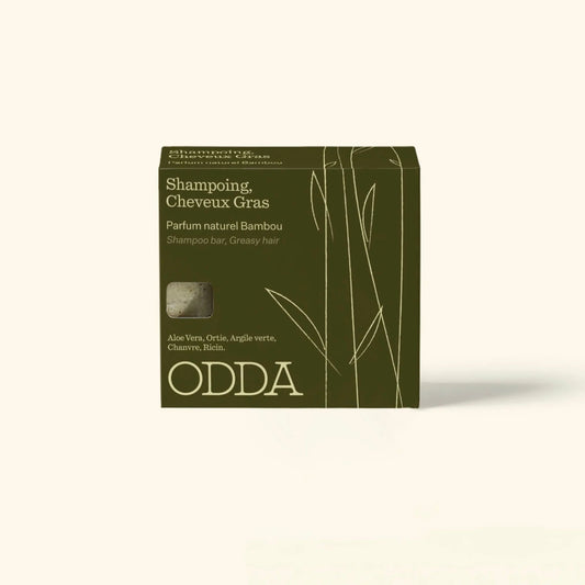 Shampoing Solide Cheveux Gras Parfumé Bambou ou Thé Vert