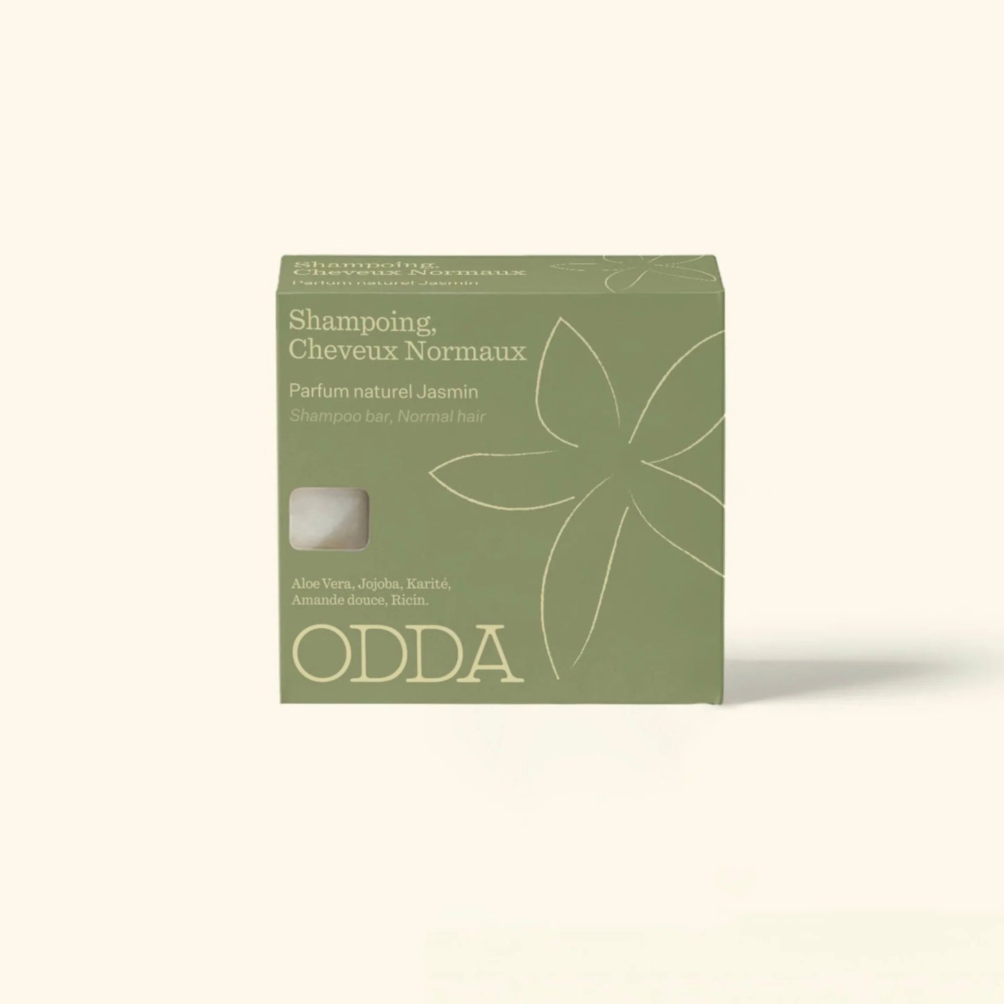 Shampoing Solide Cheveux Normaux Parfumé Jasmin ou Fleur d'Oranger ou Aloe Vera