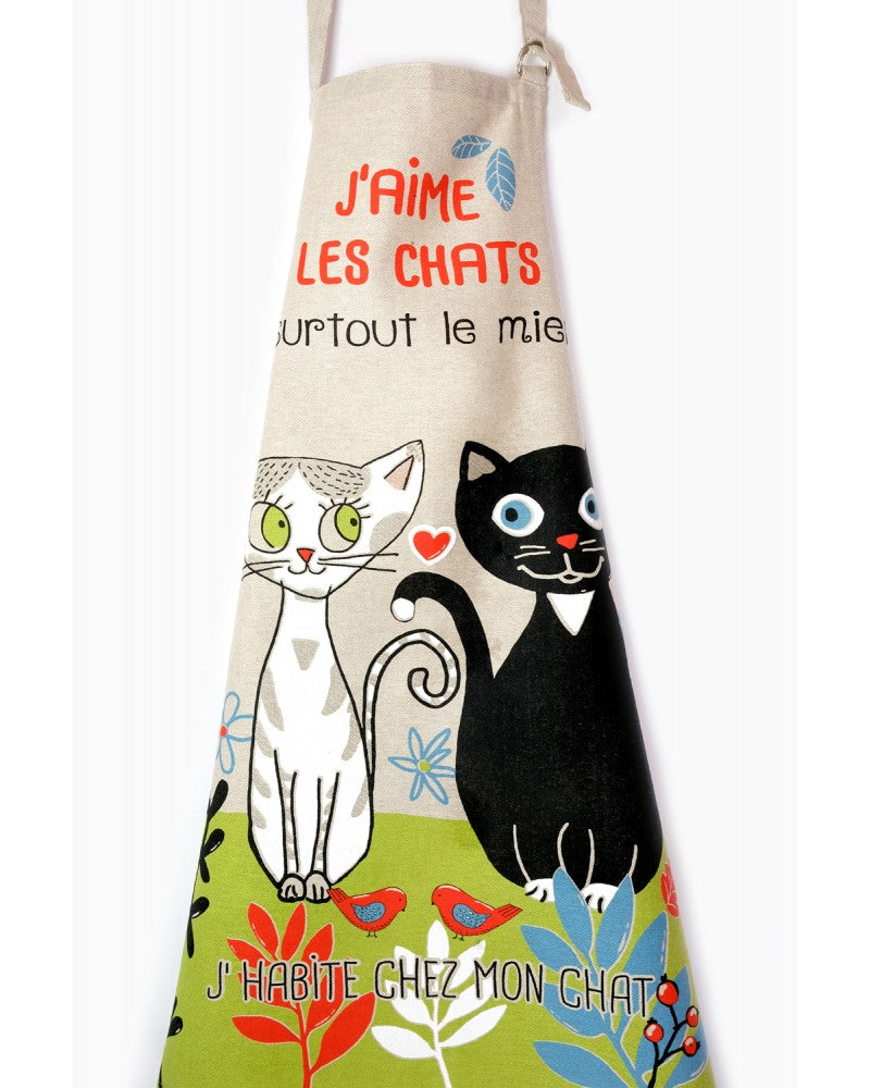 Tablier - J'AIME LES CHATS