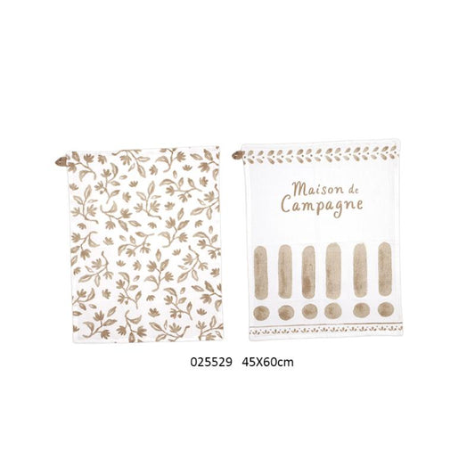 Set de 2 torchons - AURELIE 45 X 60 CM