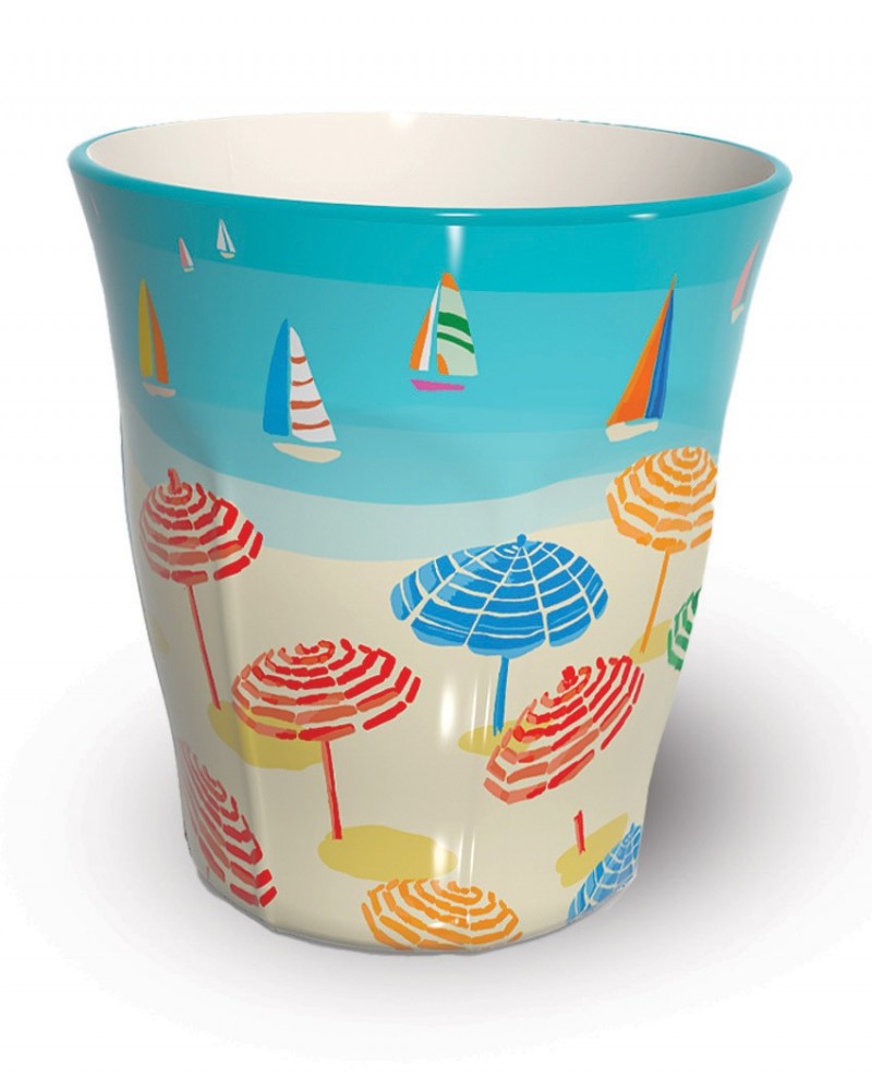 Verre Mélamine Voiliers et Parasols